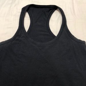Used black lululemon tank top, size 4